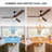 36 Inch Ceiling Fans without Lights and Remote Control, Outdoor Ceiling Fan for Patios, Black Ceiling Fan no Lights for Bedroom, Noiseless DC Motor, 3 Solid Wood Blades-1008906386-1008906385-1008906389
