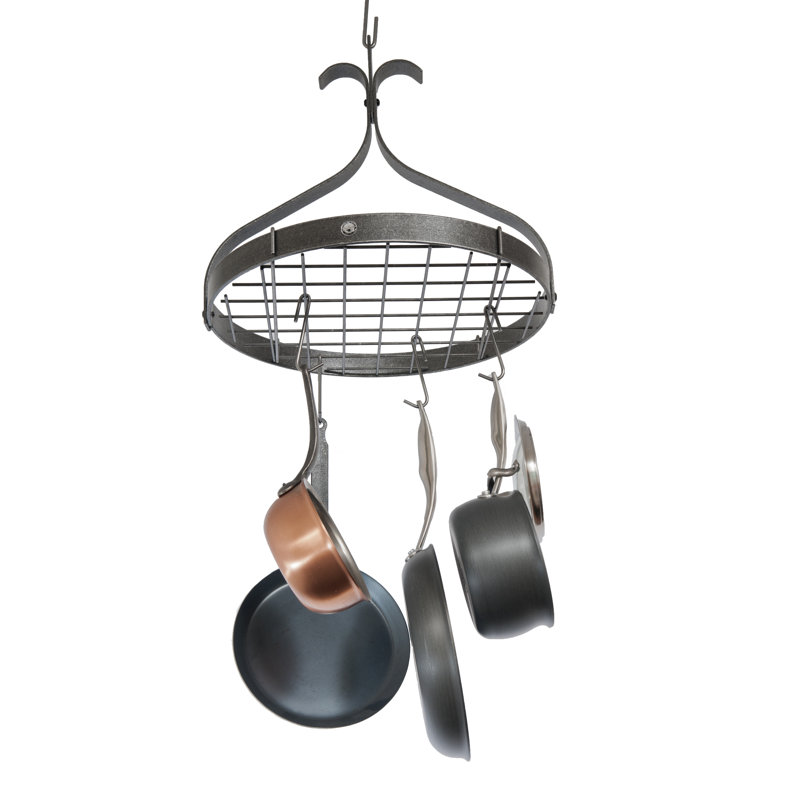 Steel Handcrafted Round Hanging Pot Rack