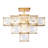 Cubic 5-Light Semi-Flush Ceiling Light