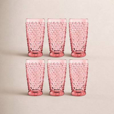 Hobnail Acrylic Drinking Glasses