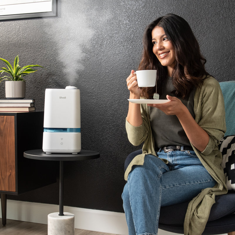 Levoit 4L White and Blue Smart Ultrasonic Cool Mist Humidifier