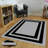 Luxurious 3D Printed Woven Carpet, 55.1 x 86.6 inches | 100% Polyester, Antibacterial, Machine Washable | Non-Slip PVC Felt Dot Underside, 0.3 in Pile Height | Perfect for Living Room, Bedroom & Home Decor-2024622647
