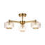 Stark 3 Light Ceiling Semi Flush Light
