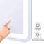 Miroir de salle de bain illuminé sans cadre Finklea