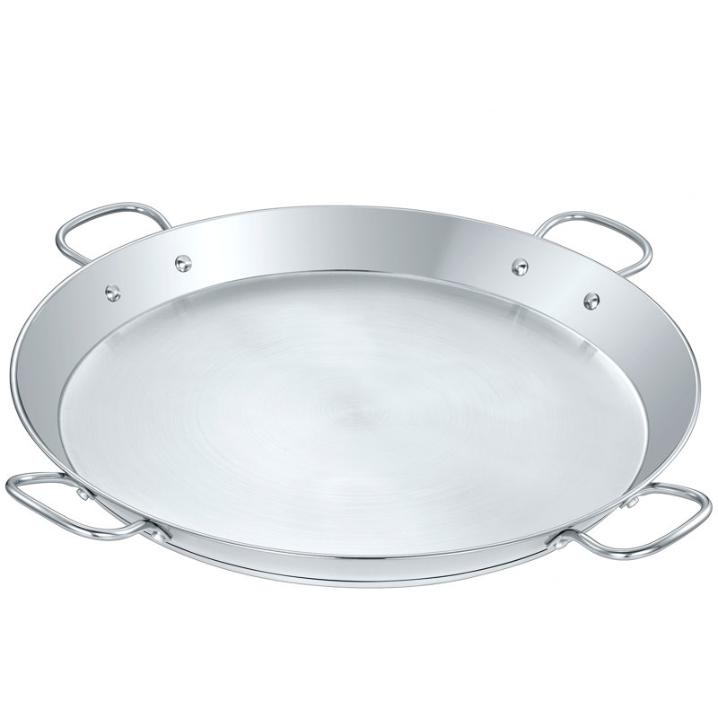 Poêle à paella en acier inoxydable Concord, 20"