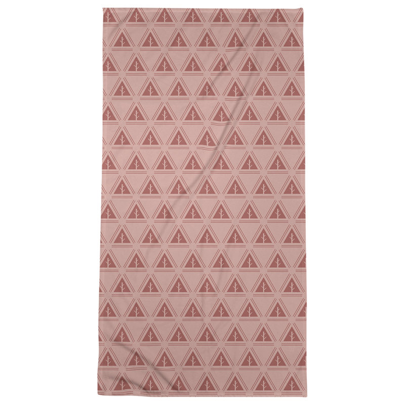 Barbra Beach Towel, Light Burgundy