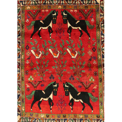 Tapis rouge / noir Southwestern
