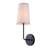Obediah Steel Armed Sconce