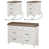 Blanc antique / brun