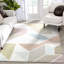 Delia Geometric Ivory Area Rug-63337177