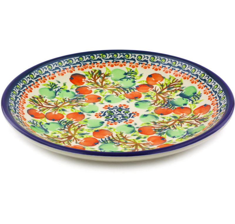 Apple Orchard Polish Pottery 8" Plate