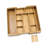 Bamboo Expandable Organizer With Removable Dividers