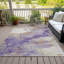 Tapis mauve lavable à la machine intérieur / extérieur Xhevrie-112123103