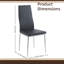 Ensemble de 4 chaises de salle à manger modernes, pieds en métal-1605416942-1605416940