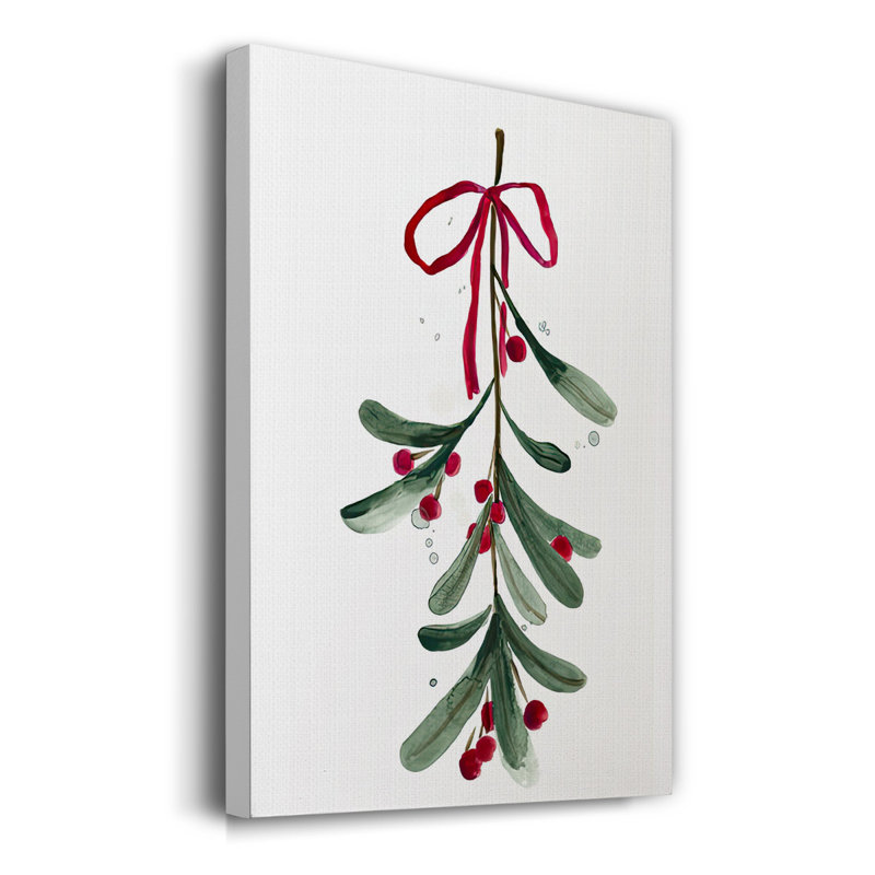 «Warm Winter Wishes V», toile tendue avec châssis de qualité supérieure - prête à être accrochée