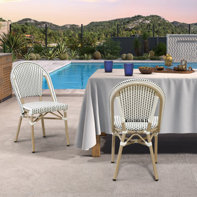 Ensemble de 2 chaises bistro PURPLE LEAF