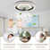 Devra Reversible Blades Timing Low Profile Ceiling Fan with Light and APP Control Dimmable LED Lighting
