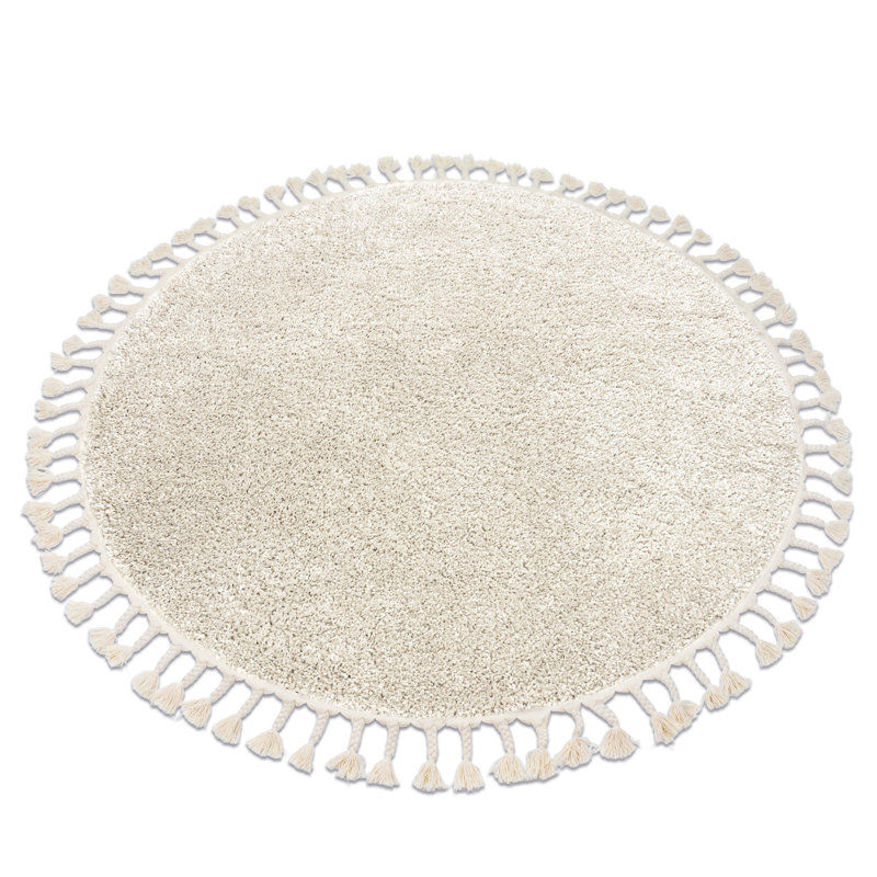 Round Windley Solid Colour Area Rug, Round 120cm