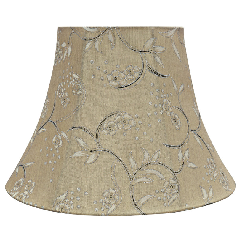 Abat-jour cloche en lin clair Althoff, H 9,5 po x l 13 po x P 13 po