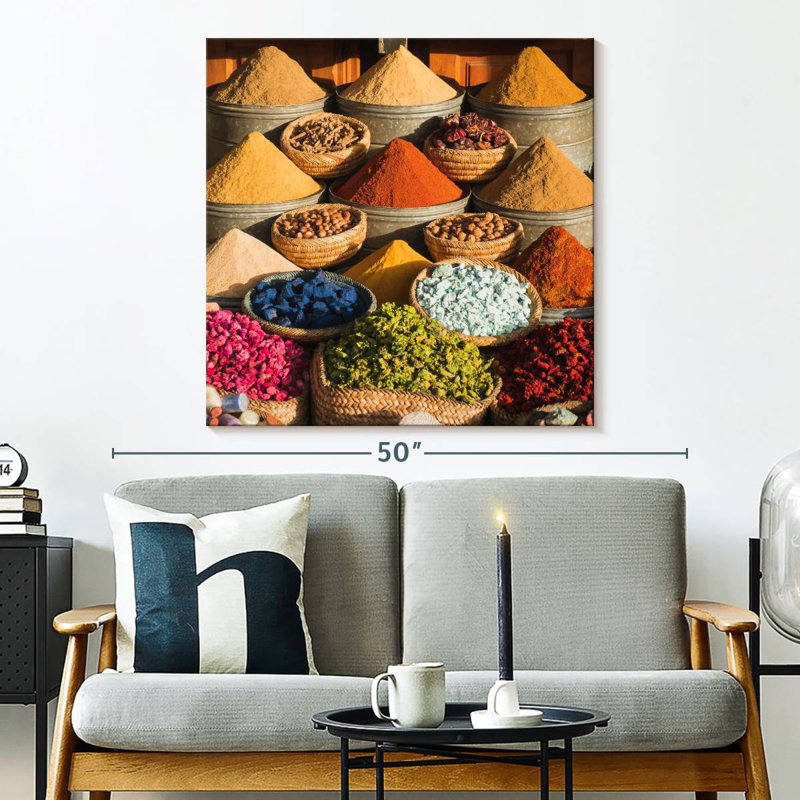 Yarlin Marrakesh Market Spices, 33" H x 33" W