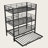 Metal Twin Triple Bunk Bed with Trundle, Heavy-Duty Steel Frame, Safety Guardrails & Dual Ladders, Space-Saving Modern Design-1767714141