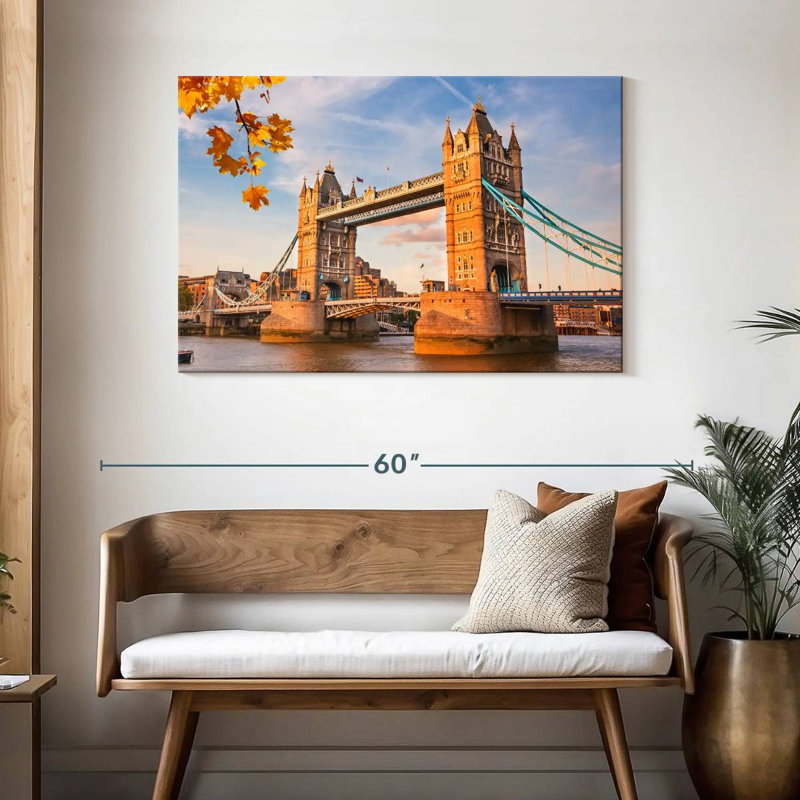 Nicci Tower Bridge en automne, H 30 po x l 45 po