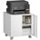 Printer Stand, Under Desk Printer Table With Wheels, File Cabinet With Lock, White Paper Organizer For Home Office, Printer Stands For Home Office, Scanner, Fax, Computer