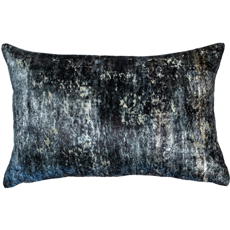 Arnt Abstract Blue Rectangle Throw Cushion