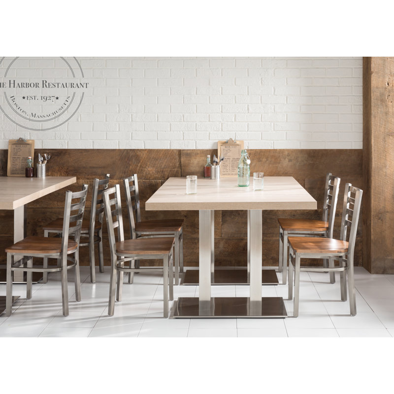 Lima Ladderback Metal Dining Chair