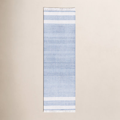 Bretson Hand-Woven Outdoor Striped Rug