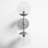 Barnhill Steel Armed Sconce-1060605426