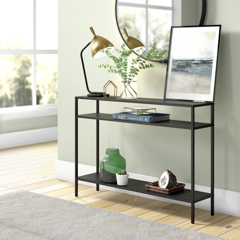 106.7cm Console Table, Blackened Bronze