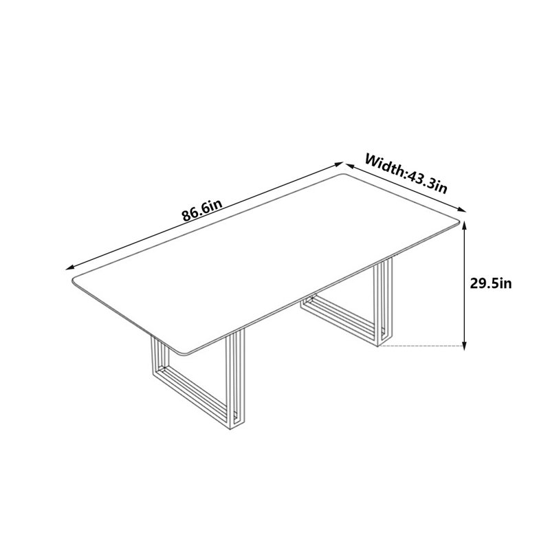 Dabney, 29.5"H x 86.6"L x 43.3"W