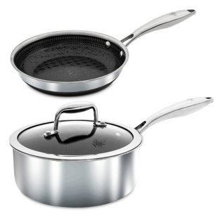Ensemble de démarrage et de casseroles hybrides 3 pièces avec couvercle Hell's Kitchen