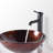 Tempered Glass Circular Vessel Bathroom Sink-147811237