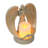 6.4'' H Resin Tabletop Candlestick with Candle Included-598550220