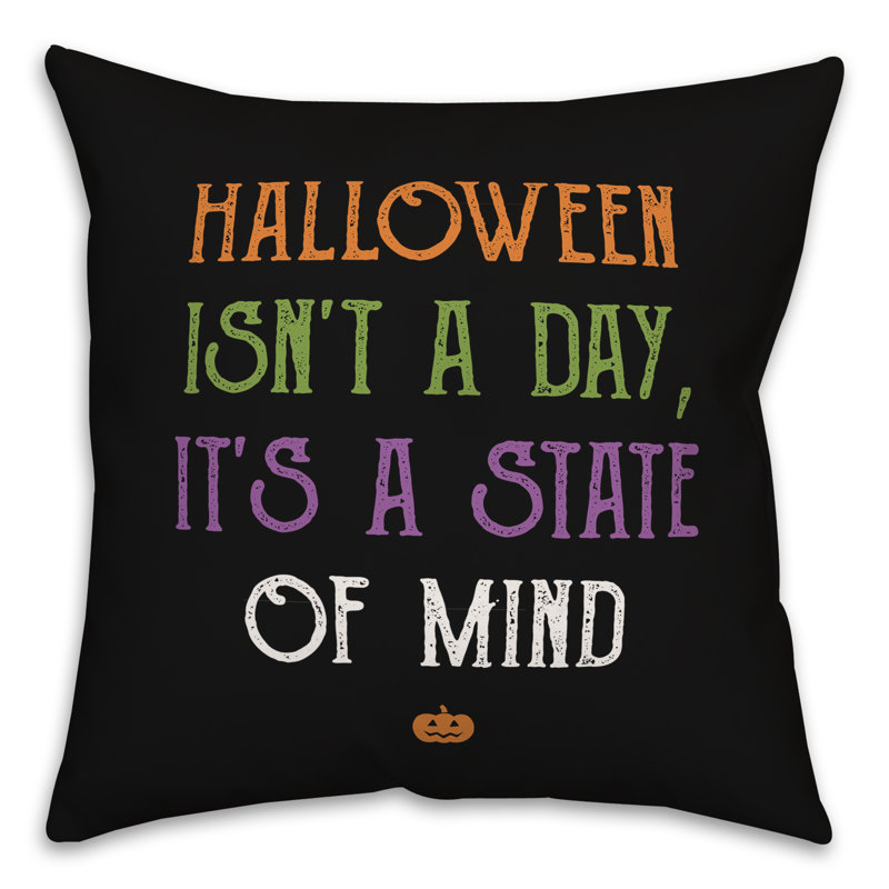 Coussin Halloween est un état d'esprit