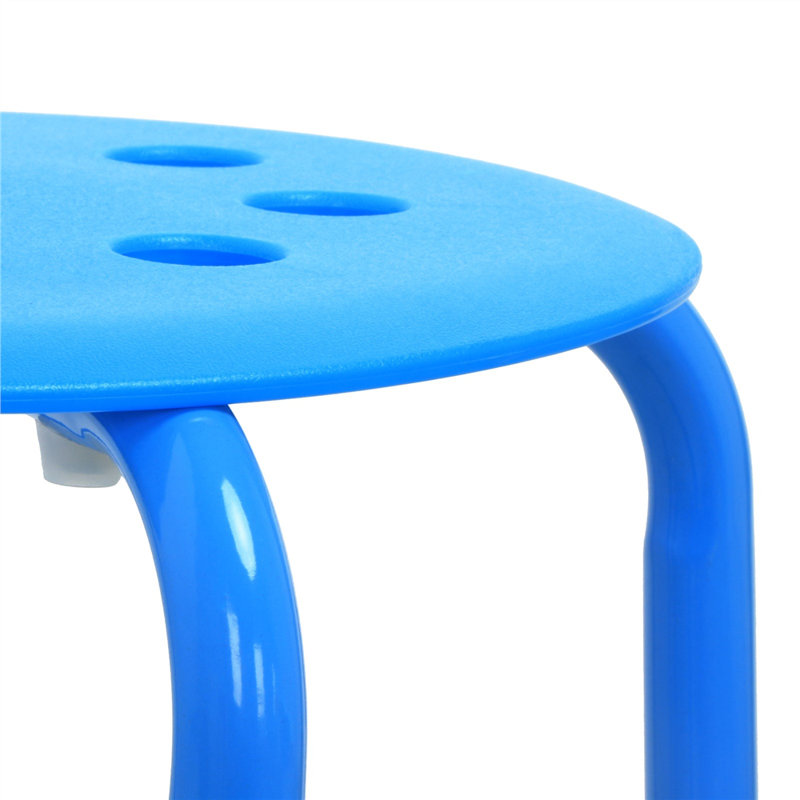Tabouret d'appoint Janeen, Jaune/vert/rouge