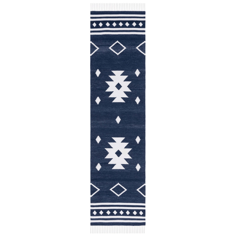 Tapis en polypropylène tissé à plat Brightynn, Tapis de couloir 2 pi 3 po x 9 pi