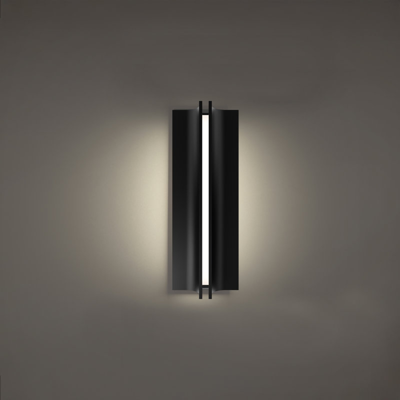 Strait Dimmable 4000K LED Outdoor Wall Light With Color Temperature Switch (2700K/3000K/3500K/4000K)