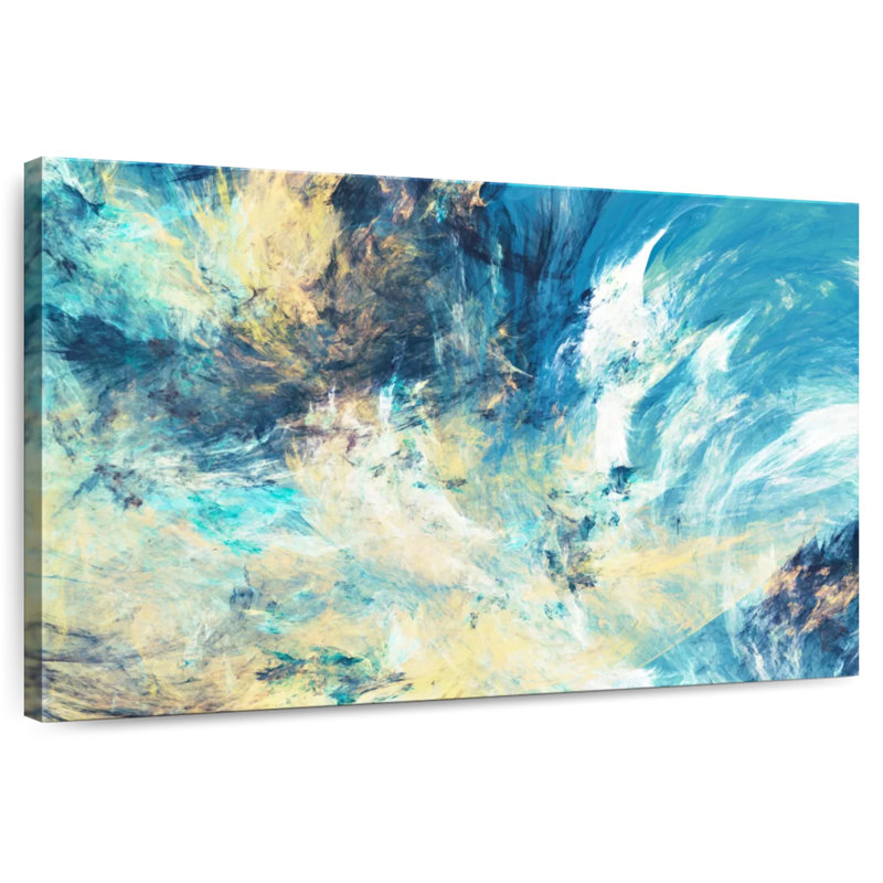 Avery Frosty Dynamic Abstract, 24" H x 36" W