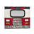 Firetruck Curtain, Red/Blue