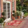 Courtyard Performance Floral Indoor/Outdoor Area Rug