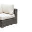 Chaise de patio avec coussins Shearin