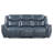 Aadi 2-Piece Upholstered Reclining Sofa Set Blue
