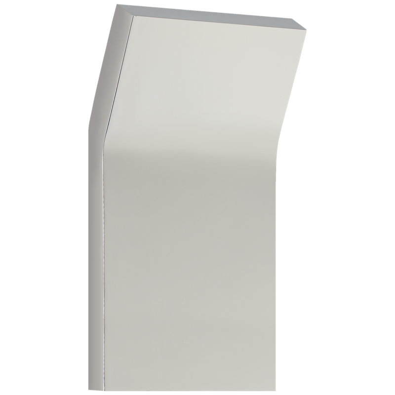 Peter Bristol Bend Medium Square Light, Polished Nickel
