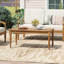 Table basse d'extérieur Acacia Classic, finition naturelle