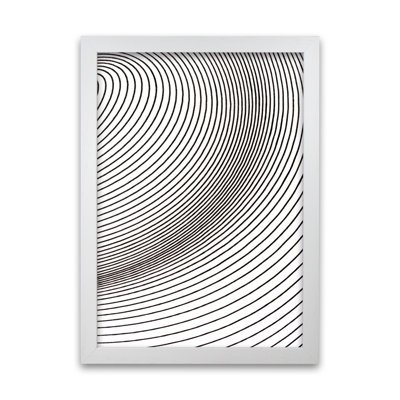 Black And White Line Drawing - Print