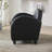 Modern Curved Accent Chair PU Leather Lounge Chair for Living Room-172920399