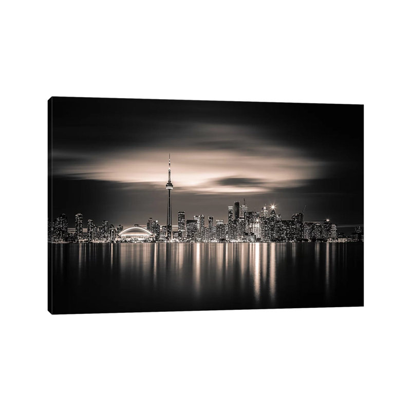Toronto by Yoann - Print on Canvas, Wrapped Canvas, 20.32cm H x 30.48cm W x 1.91cm D